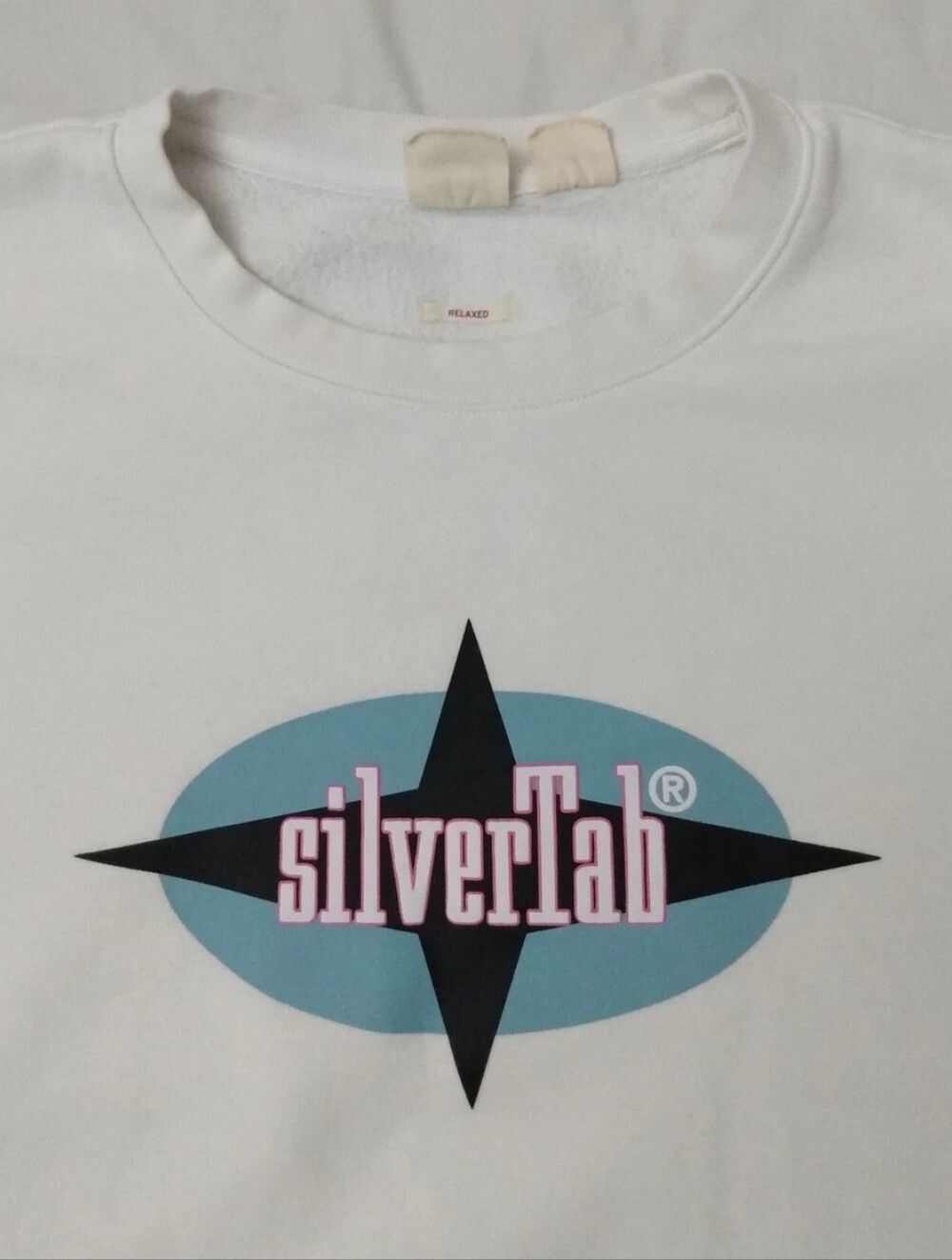 SILVERTAB SWEATSHIRT WHITE XXL LEVIS RELAXED FIT MEN'S